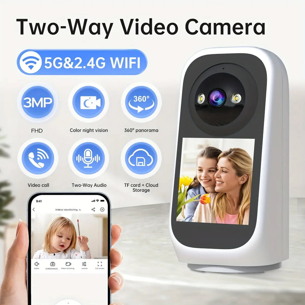 Indoor 3MP PTZ WiFi Surveillance Camera TM