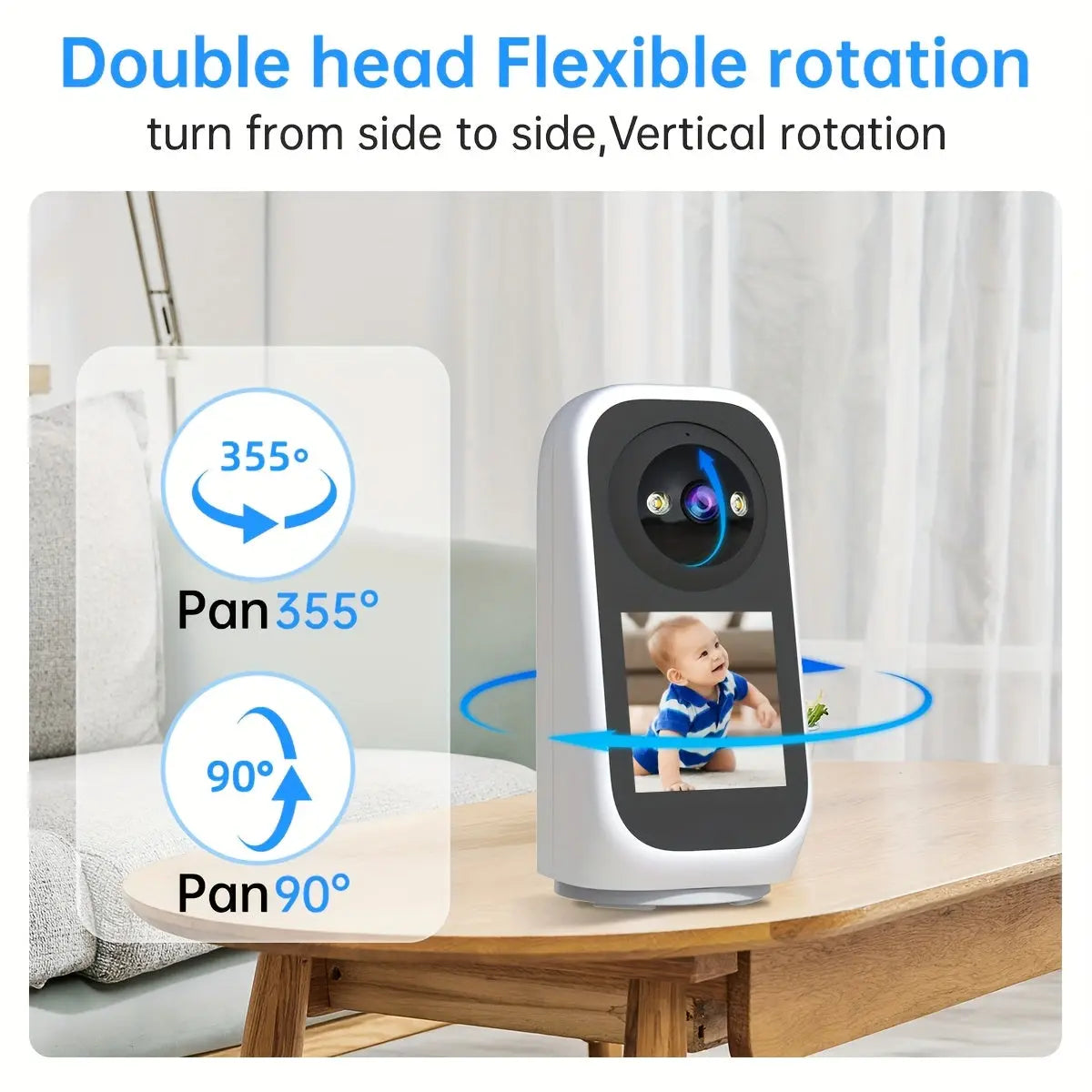 Indoor 3MP PTZ WiFi Surveillance Camera TM